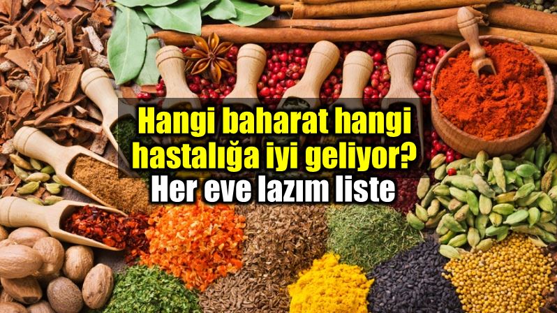 Hangi baharat hangi hastalıklara iyi gelir? Baharatların faydaları