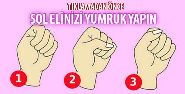 Yumrukla Yapılan Kişilik Analizine Göre İnsanlar Sizin Hakkınızda Bunları Düşünüyor