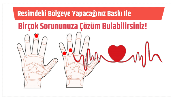 Resimdeki Bölgeye Yapacağınız Baskı İle Birçok Sorununuza Çözüm Bulabilirsiniz!