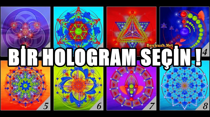 Titreşim Frekansınızın Size Söylemeye Çalıştığı Şeyi Ortaya Çıkarmak İçin Bir Hologram Seçin.