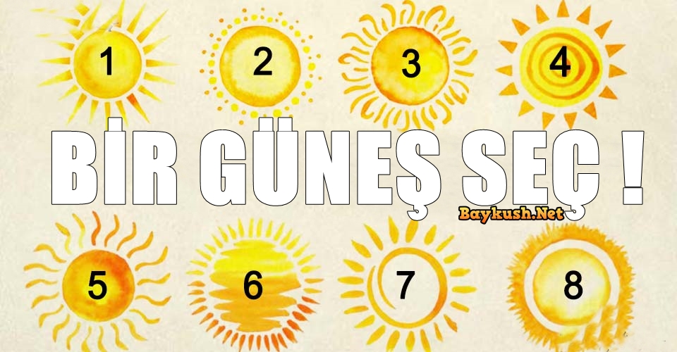 Bir Güneş Seçin – Sizin İçin Ne İfade Ettiğini Öğrenin