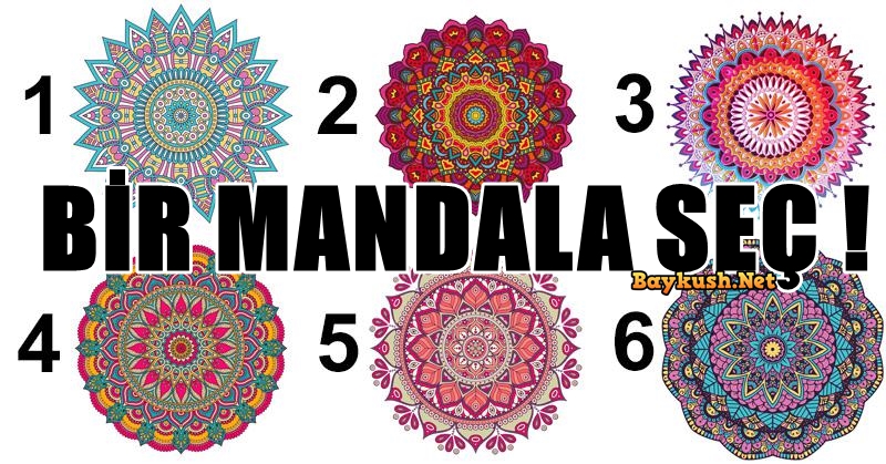 Bir Mandala Seçin ve Sizin İçin Olan Gizli Mesajınızı Görün