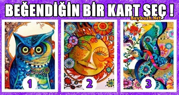 En Beğendiğiniz Kartı Seçin ve Kendiniz Hakkında Önemli Bir Şey Keşfedin