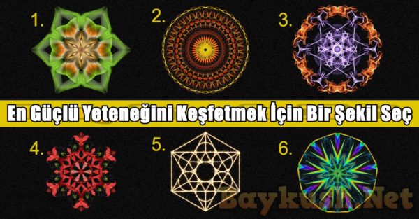 Empat Olarak En Güçlü Yeteneğini Keşfetmek İçin Bir Şekil Seç