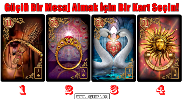 Güçlü Bir Mesaj Almak İçin Bir Tarot Kartı Seçin