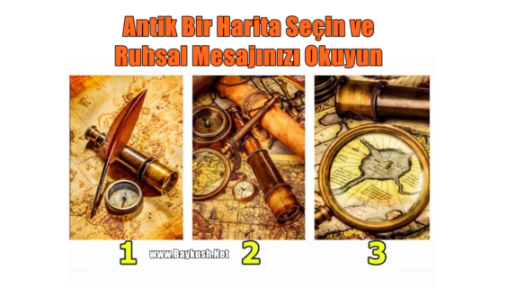 Antik Bir Harita Seçin ve Ruhsal Mesajınızı Okuyun