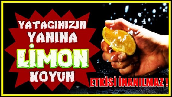 Yatağınızın Yanına Limon Parçaları Koyun İnanılmaz