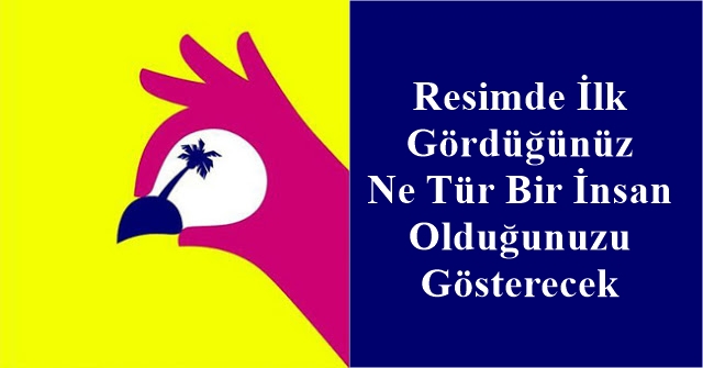 Resimde İlk Gördüğünüz Ne Tür Bir İnsan Olduğunuzu Gösterecek