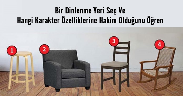 Bir Dinlenme Yeri Seç Ve Hangi Karakter Özelliklerine Hakim Olduğunu Öğren