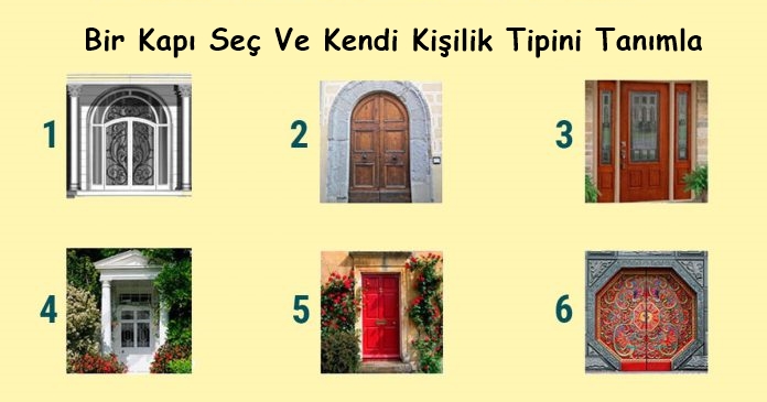 Bir Kapı Seç Ve Kendi Kişilik Tipini Tanımla