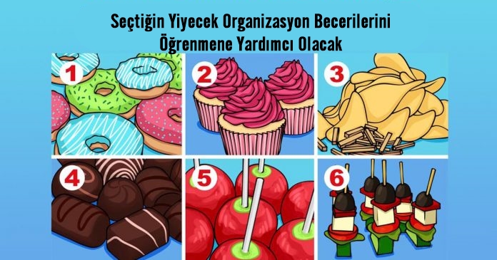 Seçtiğin Yiyecek Organizasyon Becerilerini Öğrenmene Yardımcı Olacak