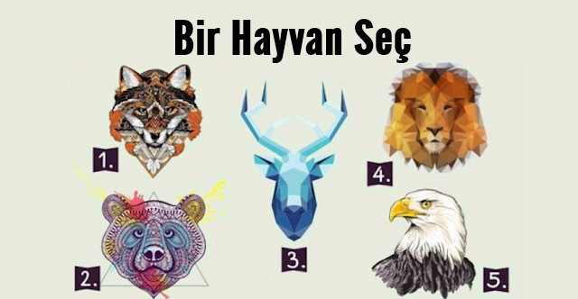 Resimdeki Hayvanlardan Birini Seç Ve Ruhunun Gücünün Ne Olduğunu Öğren